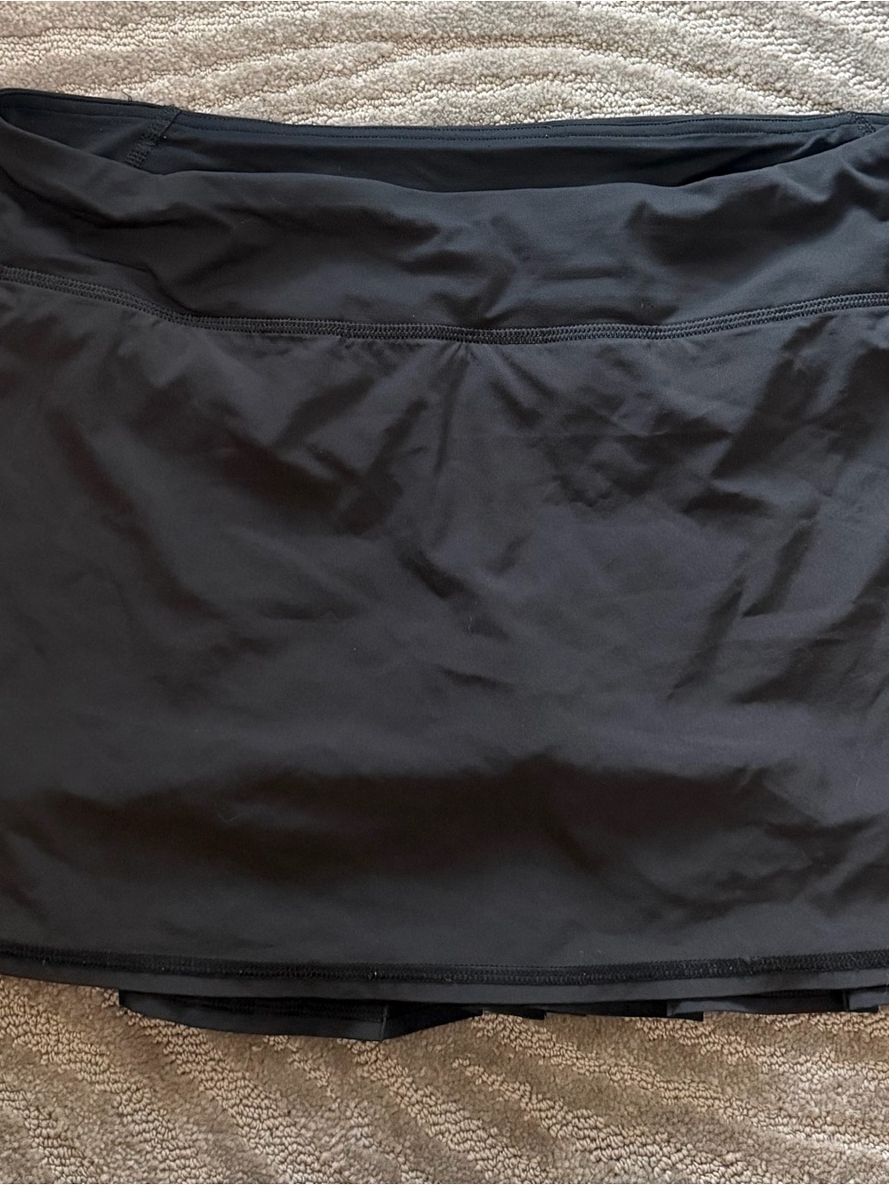 lululemon athletica Black Tiered Pleated Skort - Picture 3 of 4